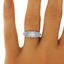 The Falana Ring, smalltop view on a hand