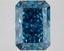 2.10 Ct. Fancy Vivid  Blue Radiant Lab Grown Diamond