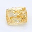 0.83 Ct. Fancy Yellow Cushion Lab Grown Diamond