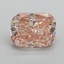 2.17 Ct. Fancy Vivid Pink Cushion Lab Grown Diamond