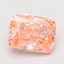4.58 Ct. Fancy Vivid Pink Cushion Lab Grown Diamond