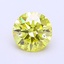1.09 Ct. Fancy Intense  Yellow Round Lab Grown Diamond