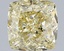 2.07 Ct. Fancy Yellow Cushion Lab Grown Diamond