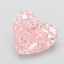10.06 Ct. Fancy Vivid Pink Heart Lab Grown Diamond