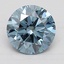 1.50 Ct. Fancy Vivid Blue Round Lab Grown Diamond