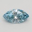 0.41 Ct. Fancy Intense Blue Marquise Lab Grown Diamond