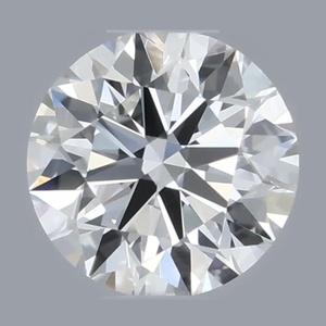 Round diamond — real photo