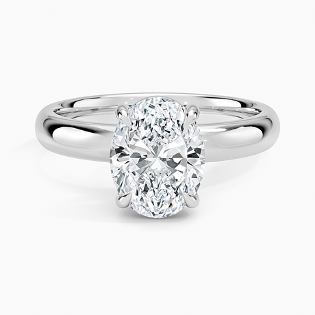 18K White Gold Audrey Perfect Fit 3mm Solitaire Ring