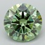 3.00 Ct. Fancy Vivid Green Round Lab Grown Diamond