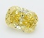 4.08 Ct. Fancy Intense  Yellow Cushion Lab Grown Diamond