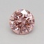 0.40 Ct. Fancy Vivid Pink Round Lab Grown Diamond