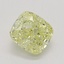 1.01 Ct. Fancy Yellow Cushion Diamond