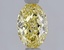 1.02 Ct. Fancy Intense  Yellow Oval Lab Grown Diamond
