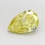 2.30 Ct. Fancy Intense Yellow Pear Lab Grown Diamond