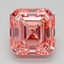 5.11 Ct. Fancy Vivid Pink Asscher Lab Grown Diamond