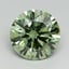 9.04 Ct. Fancy Vivid Green Round Lab Grown Diamond