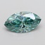4.50 Ct. Fancy Vivid Green Marquise Lab Grown Diamond