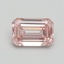 0.62 Ct. Fancy Intense Pink Emerald Lab Grown Diamond