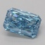 2.04 Ct. Fancy Vivid Blue Radiant Lab Grown Diamond