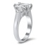 The Stacia Ring, smalltop view on a hand