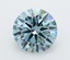 1.5 Ct. Fancy Intense  Blue Round Lab Grown Diamond
