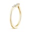 18K Yellow Gold Camille Contoured Diamond Ring (1/5 ct. tw.), smallside view