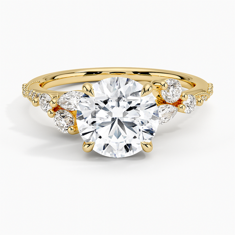 Milgrain Engagement Ring