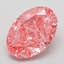 3.01 Ct. Fancy Vivid Pink Oval Lab Grown Diamond