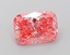 2.37 Ct. Fancy Vivid Pink Cushion Lab Grown Diamond
