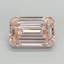 10.06 Ct. Fancy Intense Pink Emerald Lab Grown Diamond