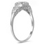 The Davis Ring, smalltop view on a hand