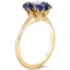 The Wyome Ring, smalltop view on a hand