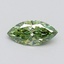 1.00 Ct. Fancy Vivid Green Marquise Lab Grown Diamond