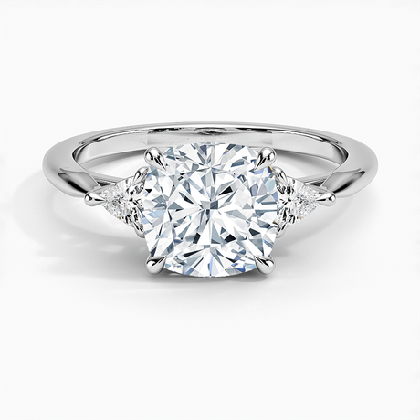 Trillion Three Stone Diamond Ring