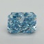 9.25 Ct. Fancy Vivid Blue Radiant Lab Grown Diamond