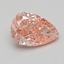 6.29 Ct. Fancy Vivid Pink Pear Lab Grown Diamond