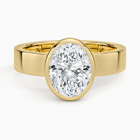 Peyton Bezel Diamond Solitaire Ring