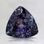 7.5x7.4mm Unheated Violet Trillion Tanzanite