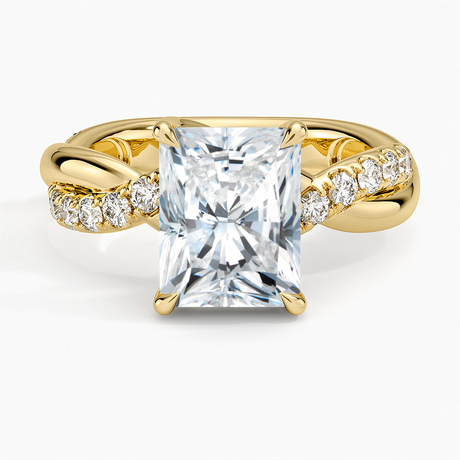 Cascade Twisted Diamond Ring