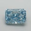 5.00 Ct. Fancy Vivid Blue Radiant Lab Grown Diamond