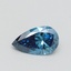 0.50 Ct. Fancy Vivid Blue Pear Lab Grown Diamond