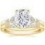 18KY Moissanite Verbena Diamond Bridal Set (1/4 ct. tw.), smalltop view