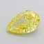 4.31 Ct. Fancy Intense Yellow Pear Lab Grown Diamond