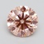 2.30 Ct. Fancy Intense Pink Round Lab Grown Diamond