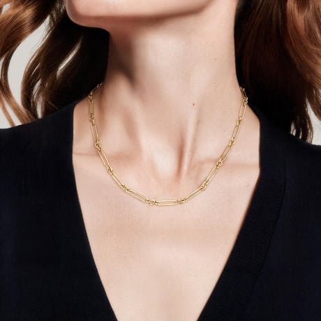 18 in. Mixed Link Paperclip Chain