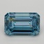 5.07 Ct. Fancy Vivid  Blue Emerald Lab Grown Diamond