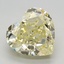 3.07 Ct. Fancy Intense Yellow Heart Lab Grown Diamond
