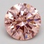 2.24 Ct. Fancy Intense Pink Round Lab Grown Diamond