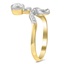 The Karee Ring, smalltop view on a hand