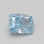 2.02 Ct. Fancy Vivid Blue Cushion Lab Grown Diamond